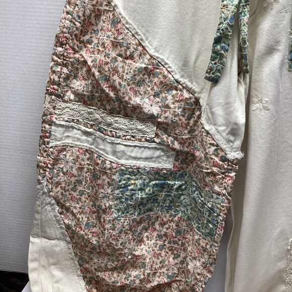 Floral Patchwork Wide-Leg Pants - Picture 5 of 16